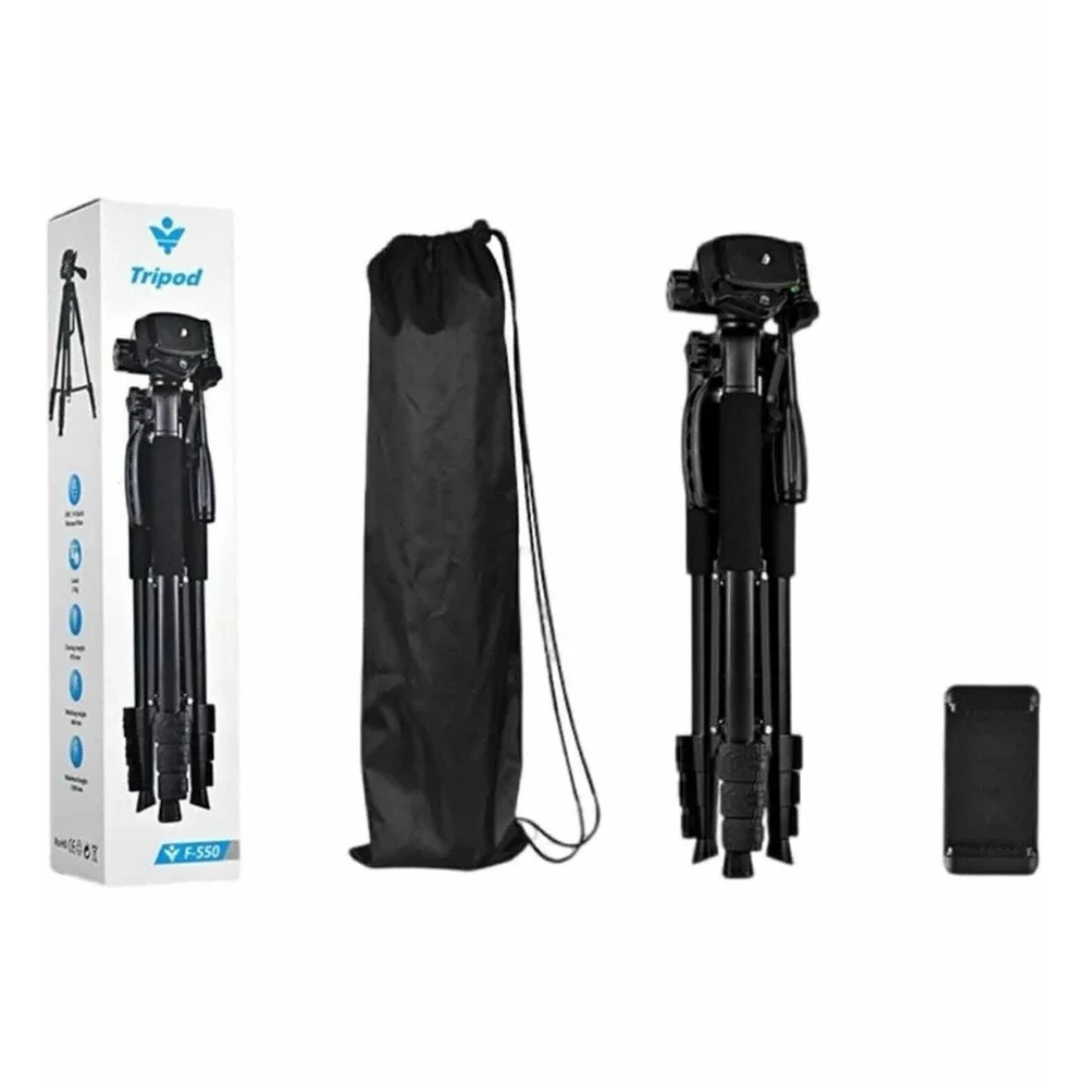 Mobile Phone Shooting Stand Metal Tripod Equipped With 3D Gimbal And Quick Rel